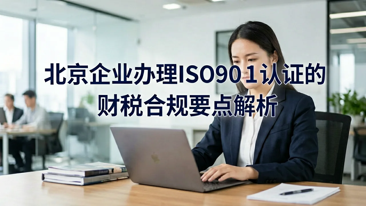 北京企业办理ISO9001认证的财税合规要点解析